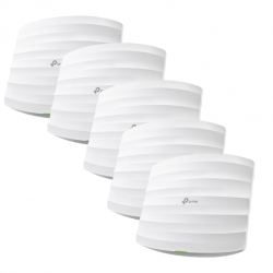 TP-Link AC1750 Ceiling Mount Dual-Band Wi-Fi Access Point, 2 Gigabit RJ45 Port, 50 Mbps at 2.4 GHz + 1300 Mbps at 5 GHz,(EAP245(5-pack)), 5-Year WTY