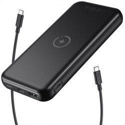 Choetech B650-Cc Power Bank 10000mAh With Wireles Power Bank (Black) ELECHOB650CC