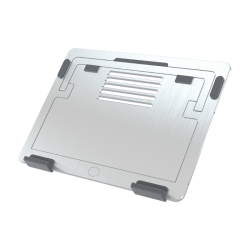 COOLERMASTER ERGOSTAND AIR, SILVER, ALUMINUM ALLOY, TOP GRADE FINISH AND DESIGN, SOFT RUBB MNX-SSEW-NNNNN-R1