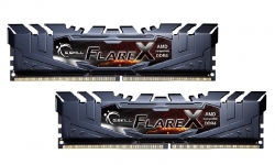 G.skill Dual Channel: 32GB(2x 16GB) [Flare X] DDR4-3200MHz CL16-18-18-38 1.35V (F4-3200C16D-32GFX)