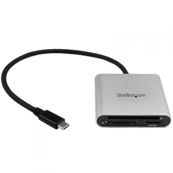 STARTECH MULTI MEMORY CARD READER/WRITER, USB-C 3.0, SD, MICRO-SD,COMPACT FLASH, 2YR (FCREADU3C)