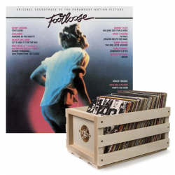 Crosley Record Storage Crate Footloose Vinyl Album Bundle SM-19439774961-B