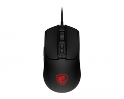 MSI FORGE-GM100Wired Gaming Mouse: MSI FORGE GM100 USB Optical Mouse, 1000 / 1600 / 3200 / 6400 dpi, 6-Mode RGB