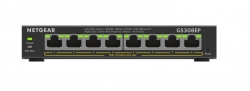 Netgear GS308EP-100AUS POE Switch: 8-port PoE+ Gigabit SOHO Smart Managed Plus Switch (total 62W)