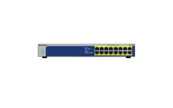 NETGEAR 16-Port High-powered PoE+ Gigabit Unmanaged Switch (260W PoE budget), ProSAFE Lifetime Warranty (GS516PP) GS516PP-100AJS