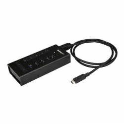 STARTECH.COM 7 PORT USB-C HUB, USB-C(2), USB(5), RUGGED, MOUNT, DC, 2YR HB30C5A2CST