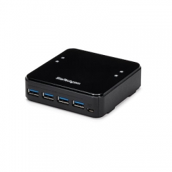 STARTECH 4 PORT USB3.0 HUB, PERIPHERAL SHARING SWITCH, 2YR (HBS304A24A)