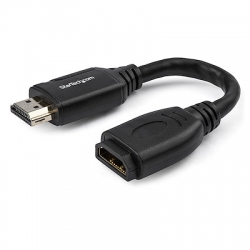 STARTECH.COM 6IN HDMI 2.0 PORT SAVER CABLE - GRIPPING CONNECTOR - 4K 60HZ LTW HD2MF6INL