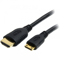 STARTECH.COM 2M HDMI TO MINI HDMI ADAPTER CABLE WITH ETHERNET, BLACK, LTW HDACMM2M