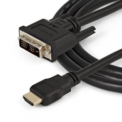 STARTECH 1.5M HDMI TO DVI-D ADAPTER, BLACK, LTW (HDDVIMM150CM)