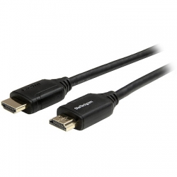 STARTECH.COM 2M PREMIUM HIGH SPEED 4K HDMI 2.0 CABLE WITH ETHERNET, BLACK, LTW HDMM2MP