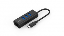 VOLANS VL-HJ45-C2Aluminium USB-C (Gen 2) to 3-Port Hub & Gigabit Ethernet Adapter