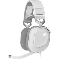 Corsair HS80 RGB USB Headset, White - AP CA-9011238-AP(HS80_RGB_WHITE)