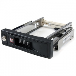 STARTECH.COM 5.25IN TRAYLESS HOT SWAP MOBILE RACK FOR 3.5IN SATA HARD DRIVE 2 YR HSB100SATBK