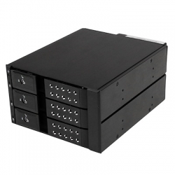 STARTECH.COM 3 BAY 3.5" SATA/SAS TRAYLESS MOBILE RACK BACKPLANE HSB3SATSASBA