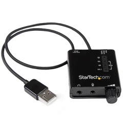 STARTECH USB2.0 TO 3.5MM SPDIF DIGITAL AUDIO AND STEREO MIC ADAPTER, 2YR (ICUSBAUDIO2D)