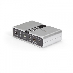 STARTECH.COM 7.1 USB AUDIO ADAPTER SOUND CARD WITH SPDIF DIGITAL AUDIO 2 YR ICUSBAUDIO7D
