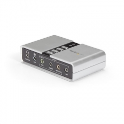 STARTECH.COM 7.1 USB AUDIO ADAPTER SOUND CARD WITH SPDIF DIGITAL AUDIO 2 YR ICUSBAUDIO7D