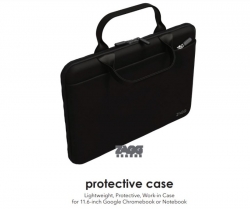 ZAGG Protective Notebook Bag - 11.6" - Black-FG-INTL 102006256