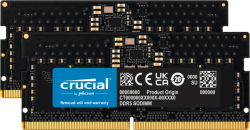 CRUCIAL 16GB KIT (2X8GB) DDR5 NOTEBOOK MEMORY, PC5-38400, 4800MHz, CL40, 1.1v, LIFE WTY [CT2K8G48C40S5]