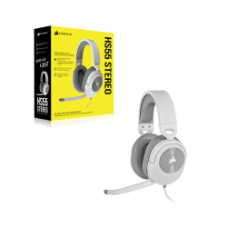 Corsair HS55 Stereo Headset, White - AP CA-9011261-AP(HS55_WHITE)