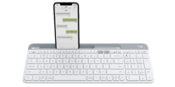 Logitech SLIM MULTI-DEVICE WIRELESS KEYBOARD K580-OFF WHITE 920-009211