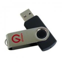 Shintaro 128GB Rotating Pocket Disk USB3.2 (Gen 1) - Backwards compatible with USB 2.0 & USB 3.0/3.2 (SHR128GBU3)