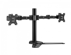 Easilift Freestanding Dual Monitor Mount with Articulating Arm - Fits Most 17-32inch Monitors ELDDF1732