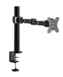Easilift Single Monitor Desk Mount with Articulating Arm - Fits most 17-32inch Monitors ELDS1732