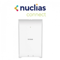 D-Link Wireless AC1200 Wave 2 Concurrent Dual Band Wall-Plate Access Point with PoE passthrough (DAP-2622)