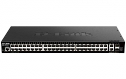 D-Link 52-Port Gigabit Smart Managed Stackable Switch with 48 1000Base-T and 4 10Gb Ports DGS-1520-52