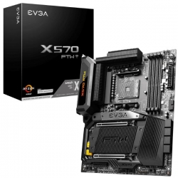EVGA X570 FTW WIFI, AM4, AMD X570, PCIe Gen4, SATA 6Gb/s, Wi-Fi 6/BT5.2, USB 3.2 Gen2, M.2, ATX, AMD Motherboard 121-VR-A577-KR