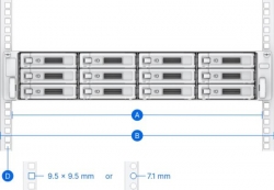 Synology Rail Kit RKS-02 (Sliding) for 1U, 2U and 3U NAS Systems ( Replaces RKS1317 ) RKS-02