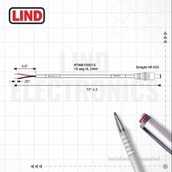 Lind CBLIP-F00058 Bare Wire Input CBLIP-F00058