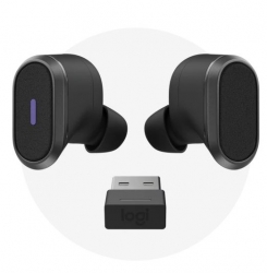 LOGITECH ZONE TRUE WIRELESS EARBUDS MS/UC, ANC GRAPHITE - 2YR WTY 985-001091