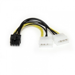 STARTECH.COM 15CM LP4 TO 8 PIN PCIe VIDEO CARD POWER CABLE ADAPTER, LTW LP4PCIEX8ADP