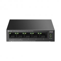 TP-LINK MERCUSYS MS105GP 5-PORT GIGABIT DESKTOP SWITCH WITH 4-PORT POE+, 5YR WTY MS105GP