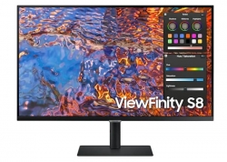 SAMSUNG  FLAT 32" , IPS, 16:9, 3840x2160, 5MS, 60HZ, HDR600, 1x HDMI, 1x DP, 1x USB-C (90W) USB HUB (3X3.0,), HAS, INT. POWER, VESA, 3Y LS32B800PXEXXY