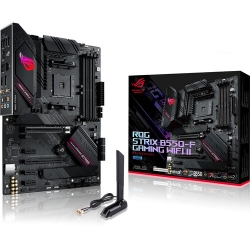 ASUS AMD ROG STRIX B550-F GAMING WIFI II (Ryzen AM4) ATX Motherboard PCIe 4.0, Intel 2.5Gb Ethernet, WiFi 6E, Dual M.2 Heatsink, SATA 6, RGB (WIFI6) (ROG STRIX B550-F GAMING WIFI II)