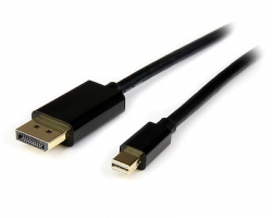 STARTECH.COM 4M MINI DISPLAY TO DISPLAY 1.2 CABLE, 4K, SUPPORT DPCP, HDCP, BLACK, LTW MDP2DPMM4M