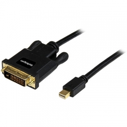 STARTECH.COM 1M MINI DISPLAYPORT TO DVI ADAPTER CABLE MINI DP TO DVI BLACK 3 YR MDP2DVIMM3B