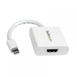 STARTECH.COM MINI DISPLAYPORT TO HDMI ADAPTER, WHITE, 3YR  MDP2HDW