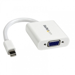 STARTECH.COM MINI DISPLAYPORT TO VGA ADAPTER, WHITE, 3YR  MDP2VGAW