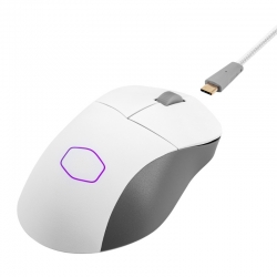 COOLER MASTER MASTERMOUSE MM731 RGB MOUSE, 58G LIGHT WEIGHT, BT 5.1/2.4GHz, 19000 DPI, WHI MM-731-WWOH1