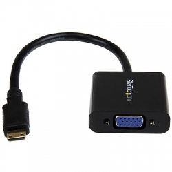 STARTECH MINI HDMI TO VGA ADAPTER - ACTIVE CONVERTER FOR VIDEO CAMERA 3YR MNHD2VGAE2