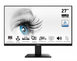 MSI PRO MP273A27" Monitor: 27" IPS Full HD LED Monitor - 1920x1080 16:9, 100Hz, 4ms GTG, Anti-Glare, Speakers 2x 3W, VESA 75x75, 1x HDMI/ 1x DP/ 1x VGAIJK x MSI 2024 PRO MNT 11th/Nov-2nd/Dec Black Friday Promo