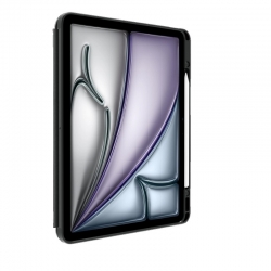 OtterBox React Folio Apple iPad Air (13") (M3/M2) (7th/6th Gen) Case Black - (77-95351), DROP+ Military Standard, Pencil Holder, 7 Years Warranty 77-95351