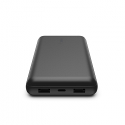 Belkin BoostCharge Power Bank 20K (Multi-port) - Black (BPB012btBK), 1xUSB-C, 2xUSB-A, 15cm USB-C to USB-A Cable, 15W Total Power, 2YR. BPB012btBK