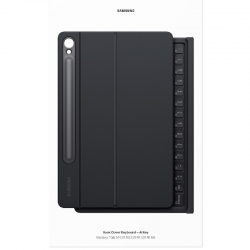 Samsung Galaxy Tab S10 FE / Tab S9 / S9 FE Book Cover Keyboard Black - Magnetic, Effortless Comes In 150°, Wireless Sharing, AI Key,1 Year Warranty EF-DX725UBEGWW