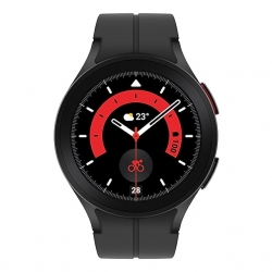 Samsung Galaxy Watch5 Pro Bluetooth + 4G (45mm) -Black Titanium(SM-R925FZKDXSA)*AU STOCK*,1.4"Super AMOLED,Dual-Core,1.18GHz,1.5GB/16GB,NFC,590mAh,2YR SM-R925FZKDXSA